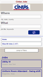 Mobile Screenshot of jobs.cintas.com